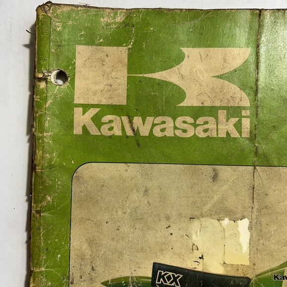 Kawasaki KX80 A2 B2 Owners Manual and Service Manual 99920 1038 01 - Picture 3 of 10